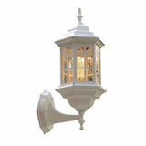 Vintage Outdoor Wall Light IP65 Glass Wall Sconce Garden Wall Lamp White jorunhe.com