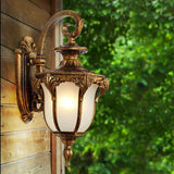 Vintage Outdoor Wall Light IP65 Glass Wall Sconce Wateproof Garden Wall Lamp jorunhe.com