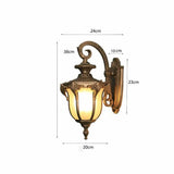 Vintage Outdoor Wall Light IP65 Glass Wall Sconce Wateproof Garden Wall Lamp jorunhe.com