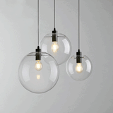 Modern Glass Ball Ceiling Light Pendant Lamp Ceiling Fixture Chandelier H